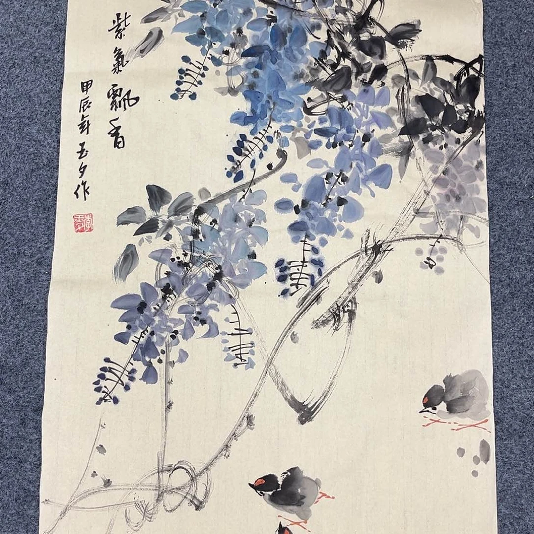 国画国画作品纯手绘作品