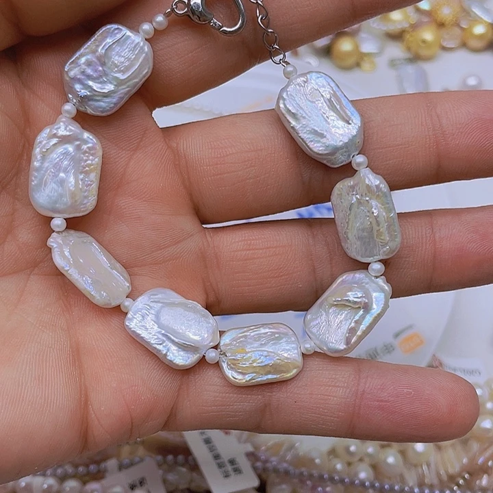 淡水珍珠合金颈饰