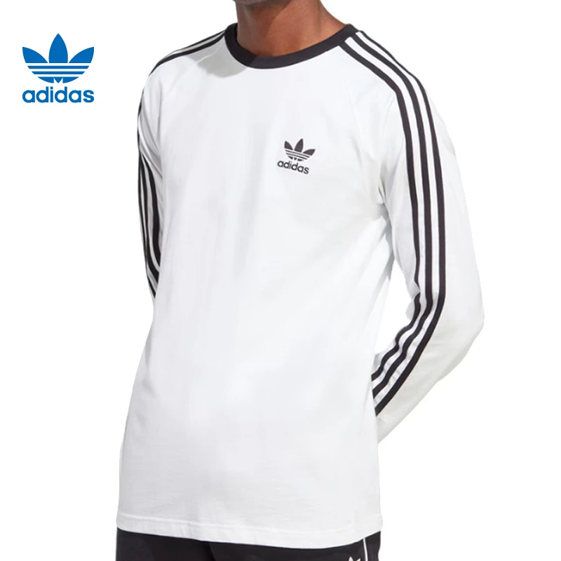 【流光风】adidas阿迪达斯三叶草男子运动休闲潮流长袖T恤IA4879