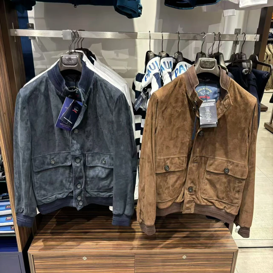 保鲨 不退换  真羊皮麂皮外套 下单联系客服