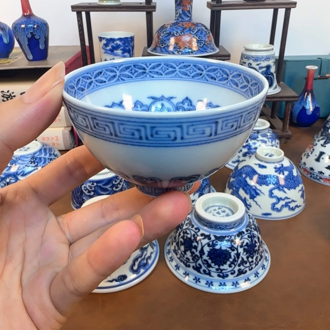 杯子景德镇纯手工陶瓷杯1111
