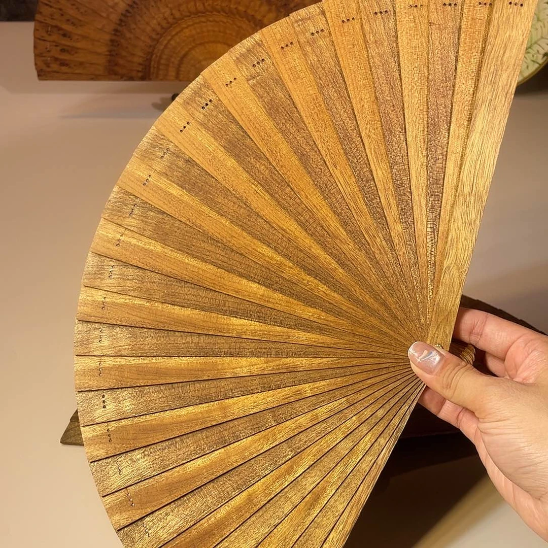 金丝楠苏扇金丝楠折扇21