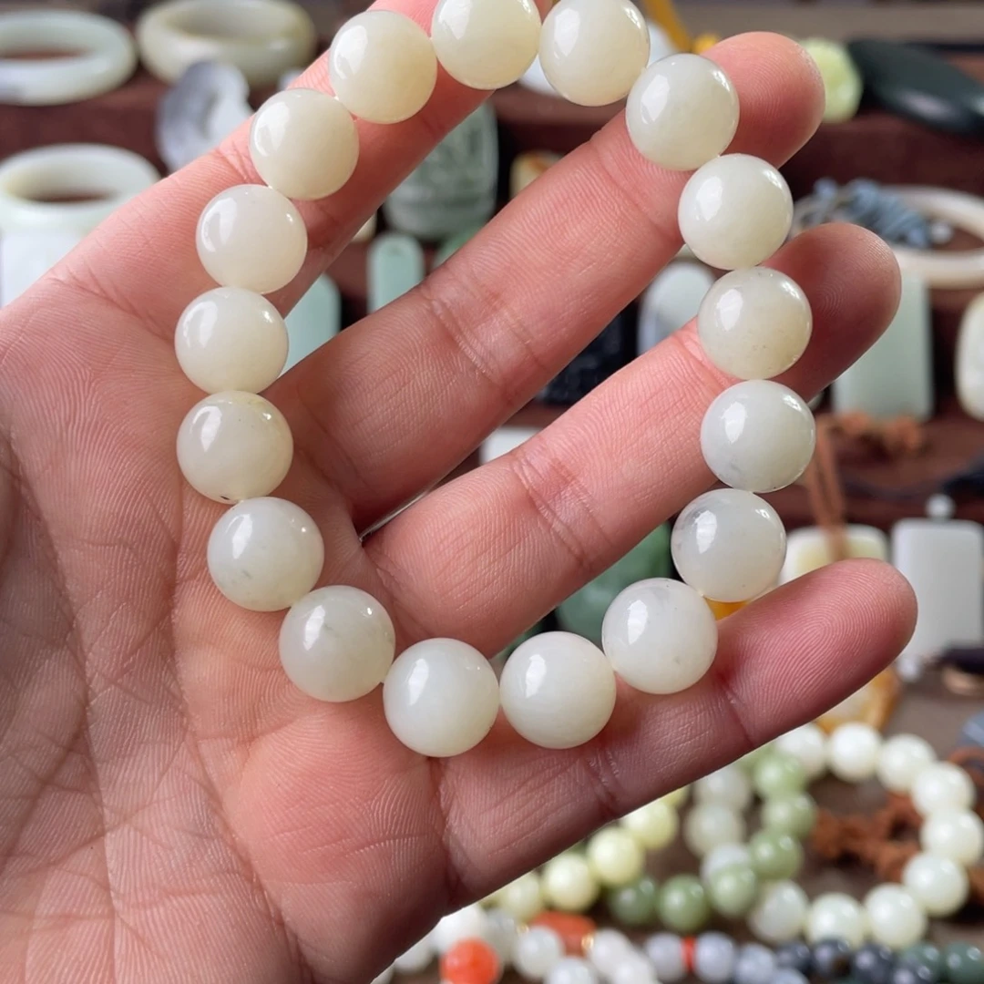 和田玉手链未镶嵌