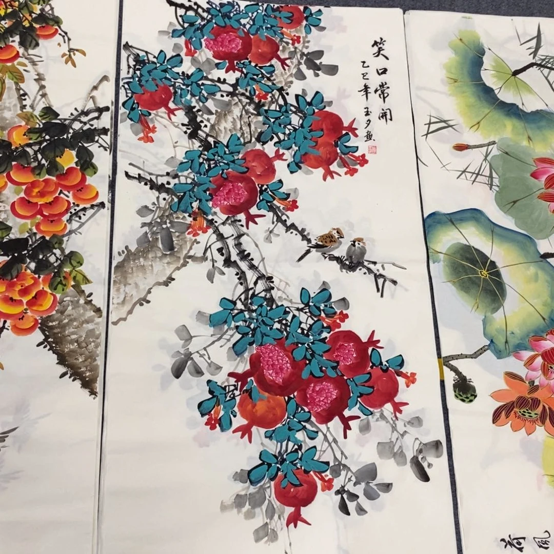国画尺寸140✖️70四尺手绘画