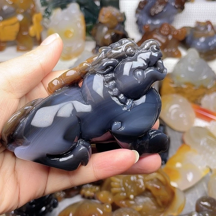 玛瑙/玉髓饰品未镶嵌自*