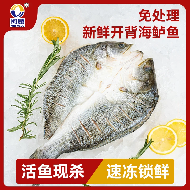 【闽威】海鲈鱼500g-600g*4条
