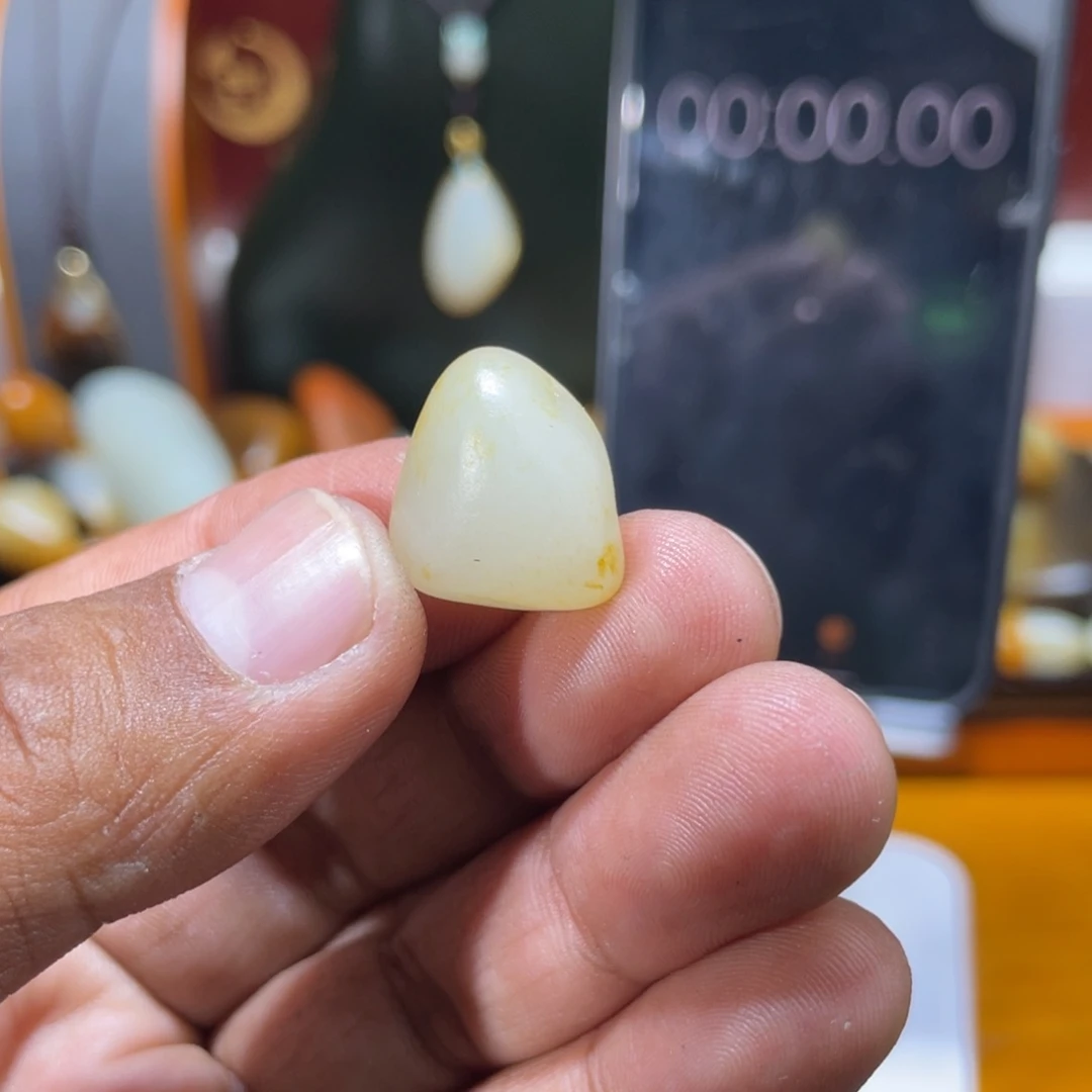 和田玉（白玉）挂件未镶嵌卢*子