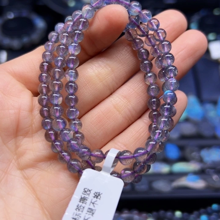 拉长石手串未镶嵌5.5左右