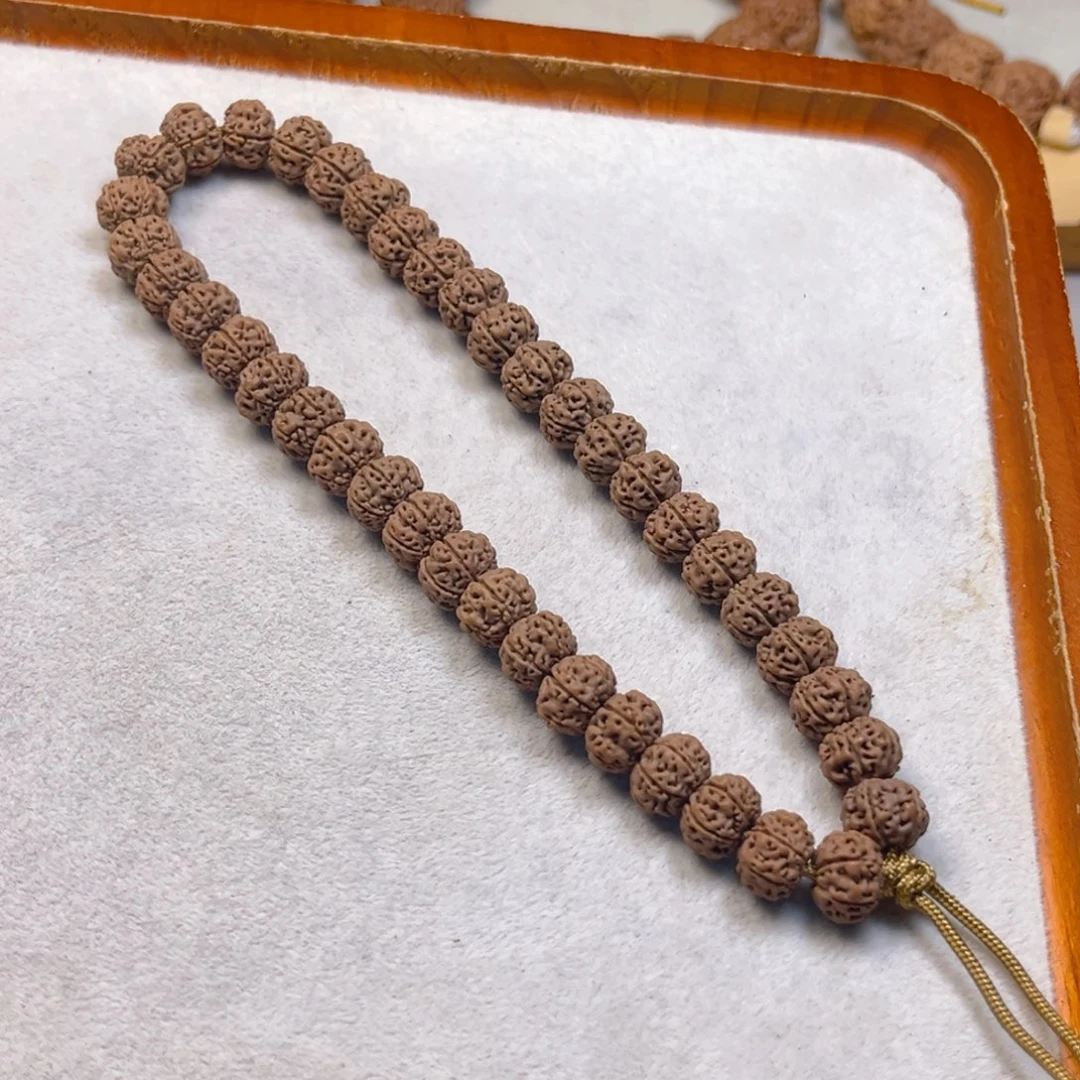 ****生金刚菩提手串六瓣凹底