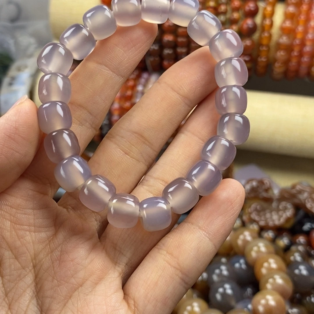 冰***蕾玛瑙/玉髓戒指合金