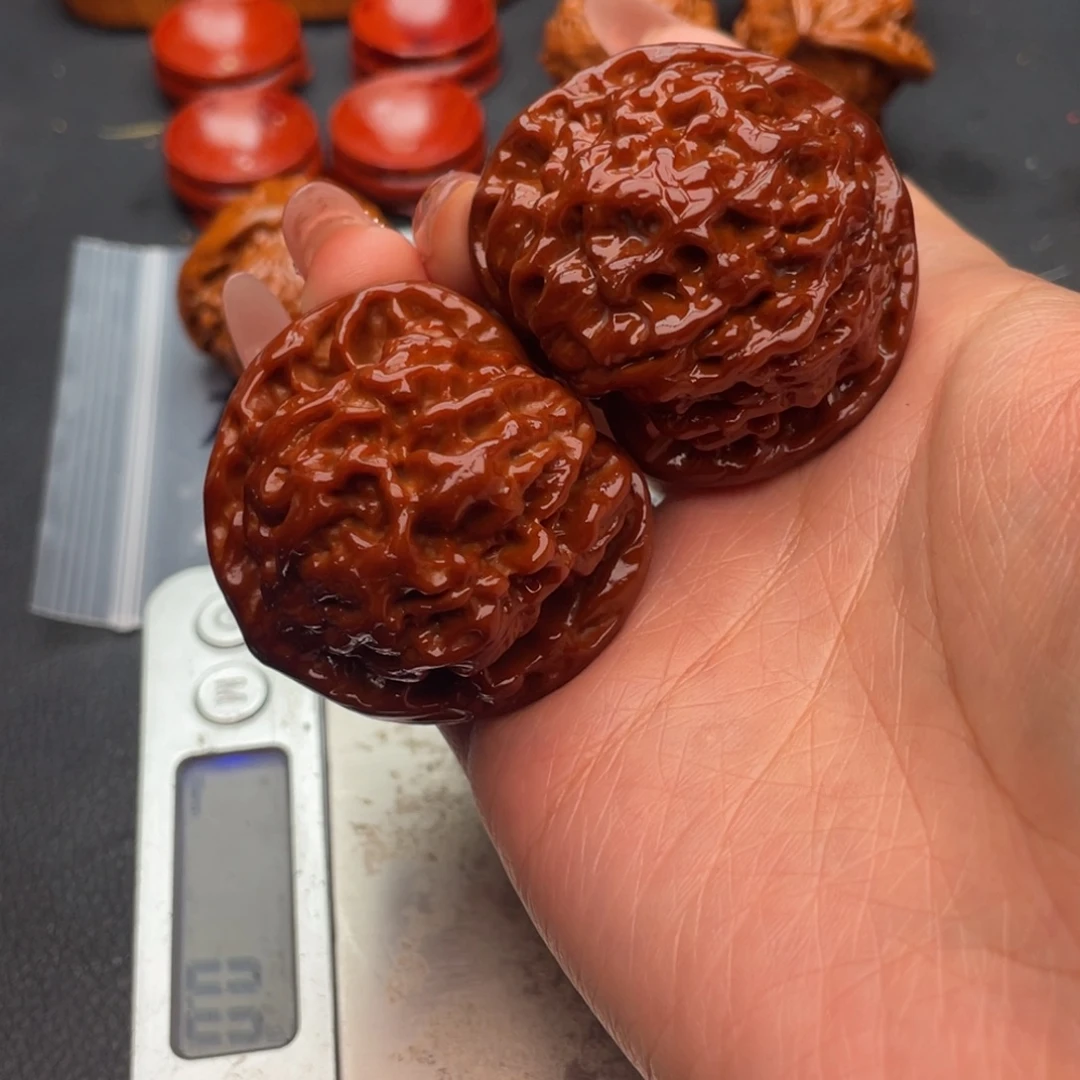 文玩核桃把件官帽