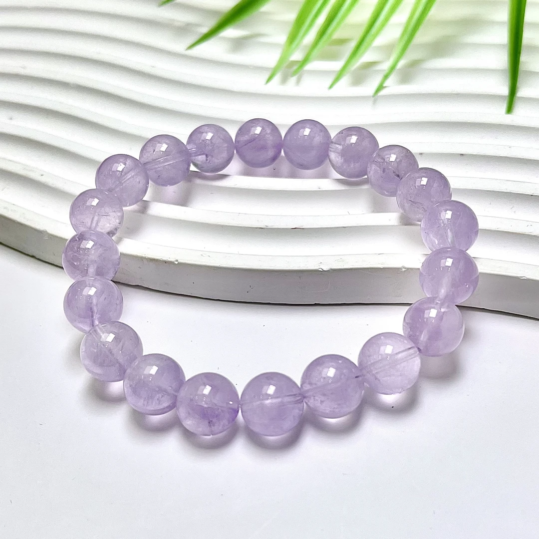 冰种薰衣草水晶手串10mm   FX-6640