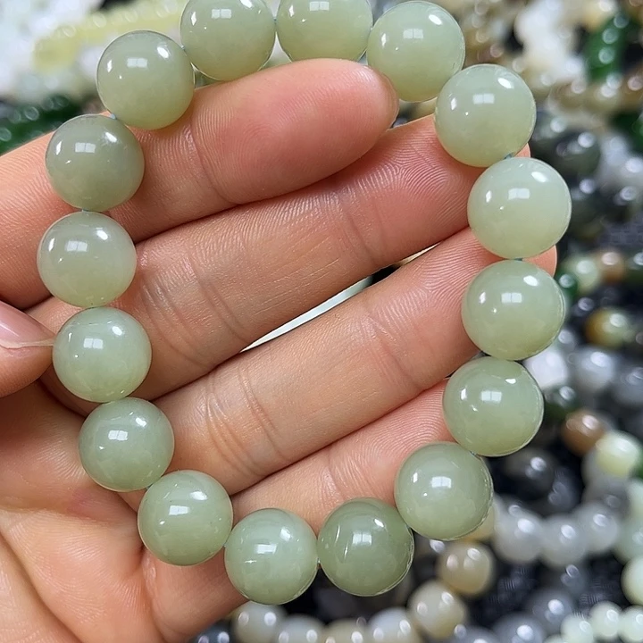 和田玉未镶嵌手链