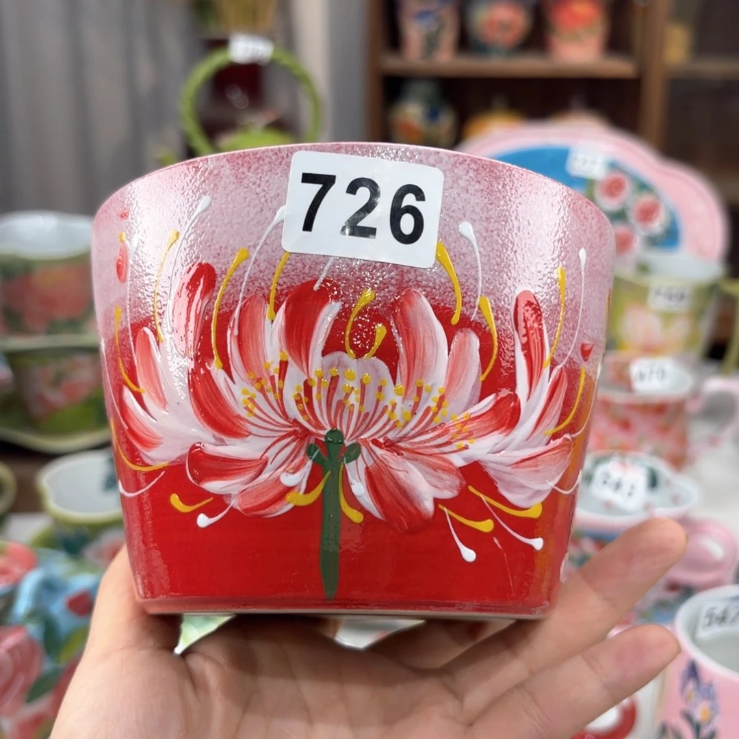 景德镇手绘高温釉下彩陶瓷茶具