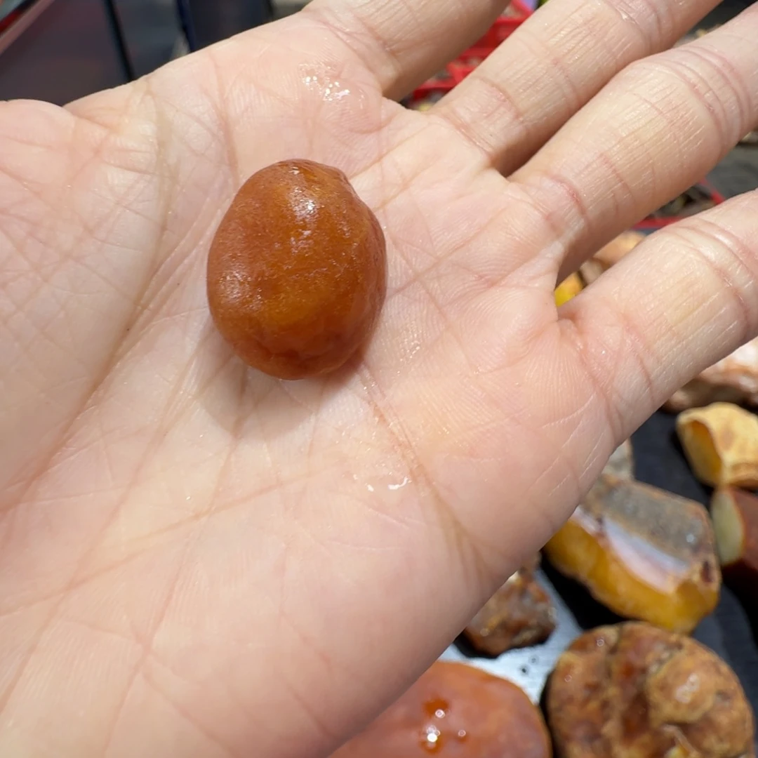 琥珀颈饰未镶嵌3.1克