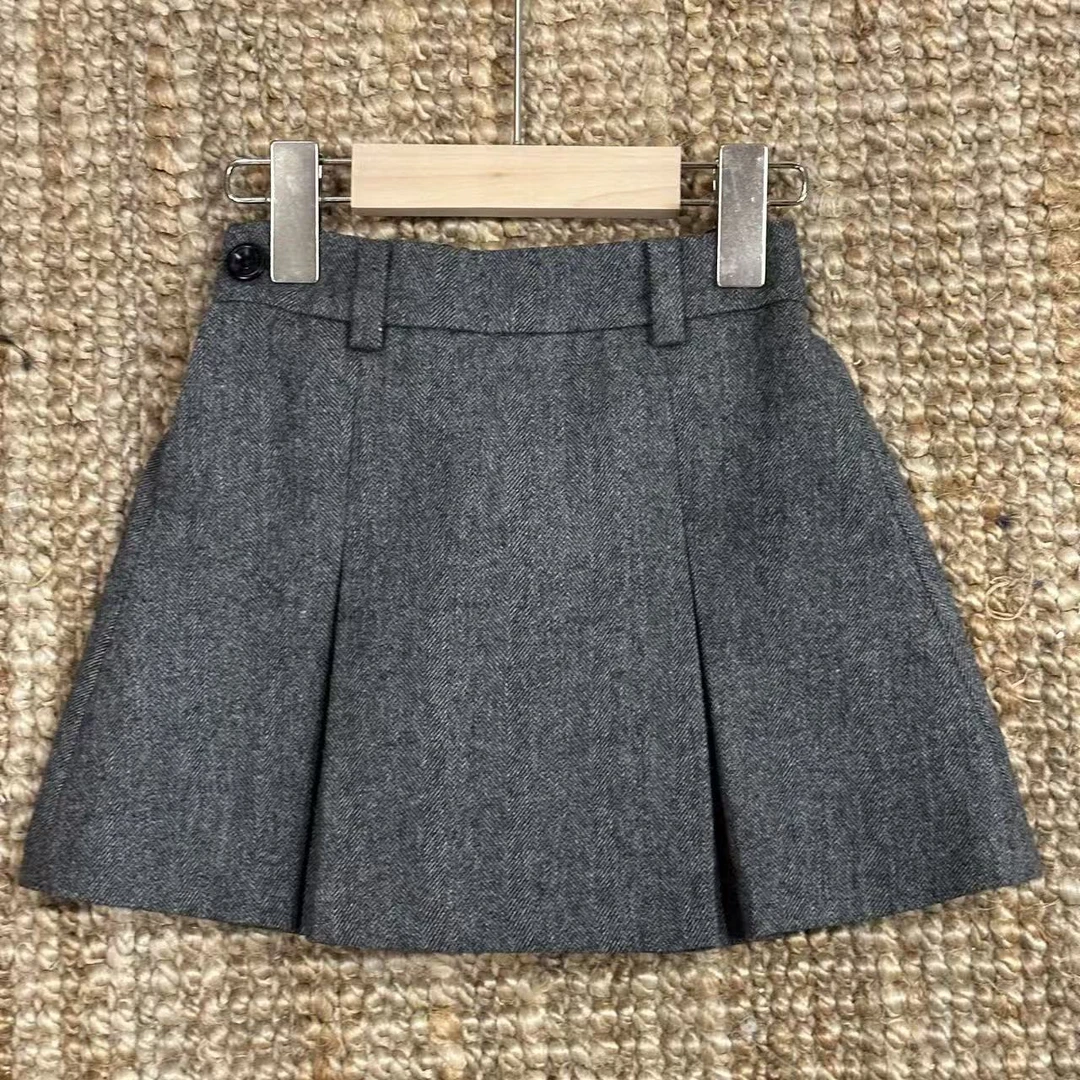 九子-2025买手店原版原标 童装毛衣YP002+百褶裙YP003