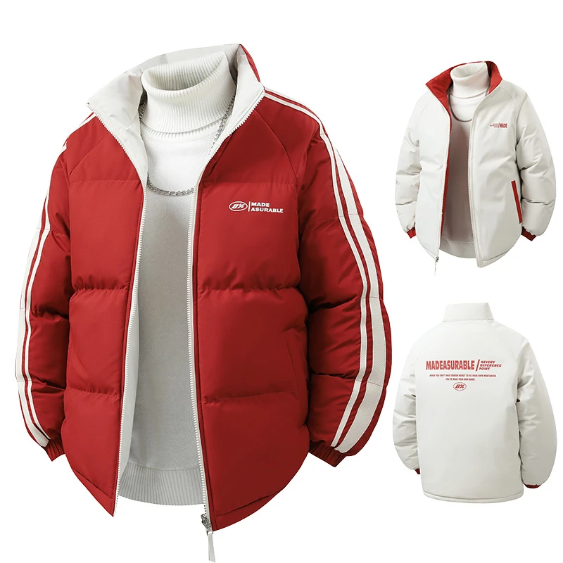 2471七型男女同款棉衣2024冬季双面穿保暖加厚情侣保暖棉衣