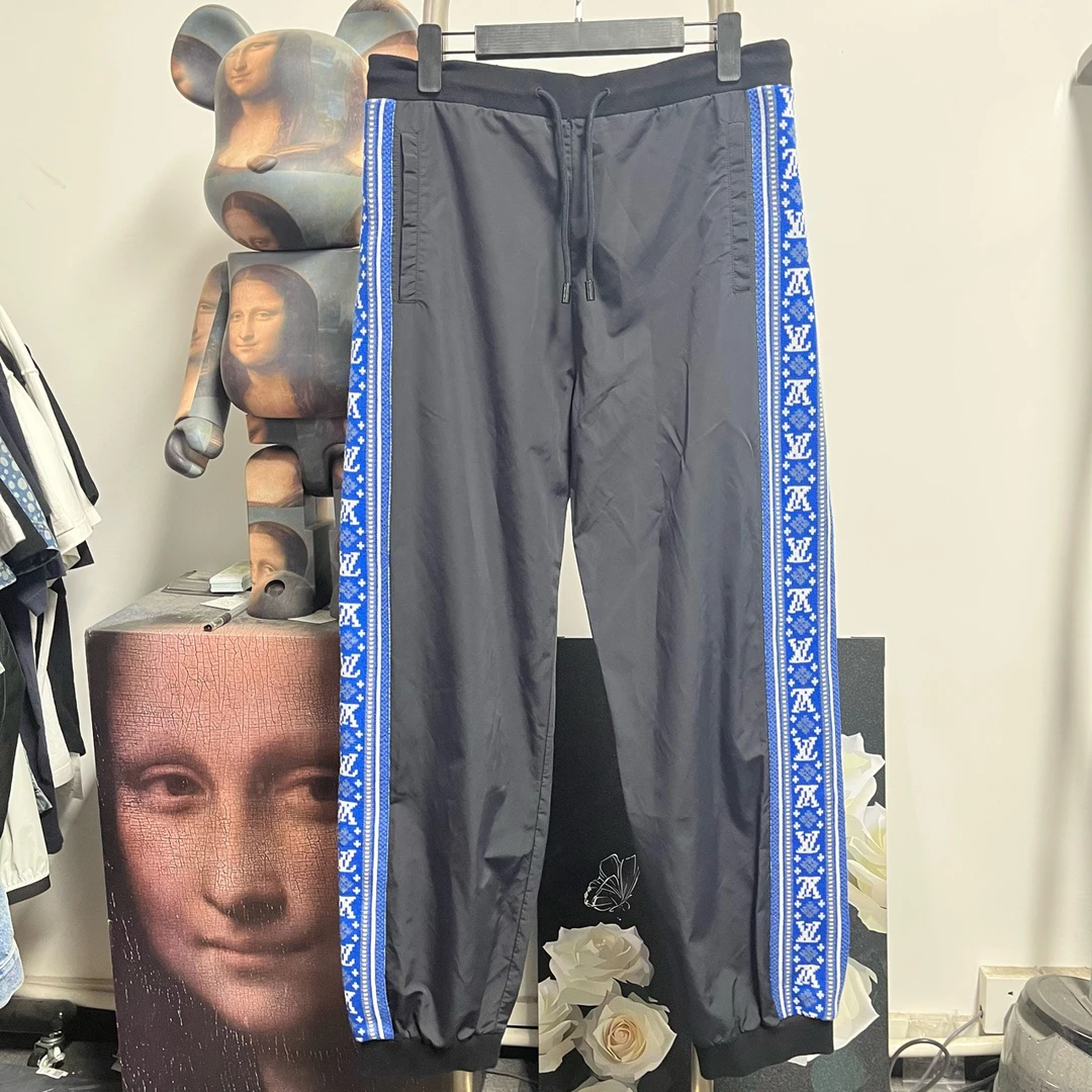 99新 LouisVuitton/路易威登 侧边提花logo长裤M裤长103腰围44