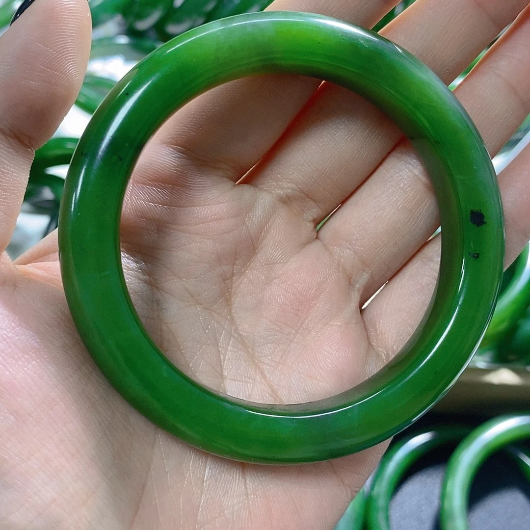 水***清和田玉（碧玉）未镶嵌手链