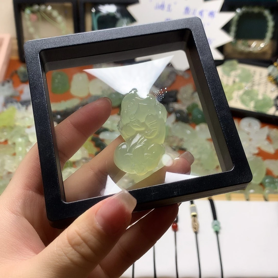 蛇纹石玉颈饰合金未**未