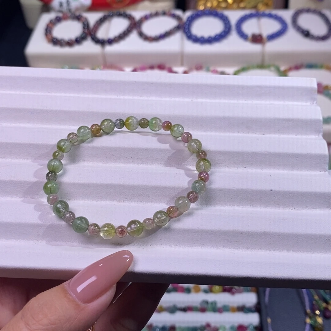 手链碧玺未镶嵌碧玺西瓜手链