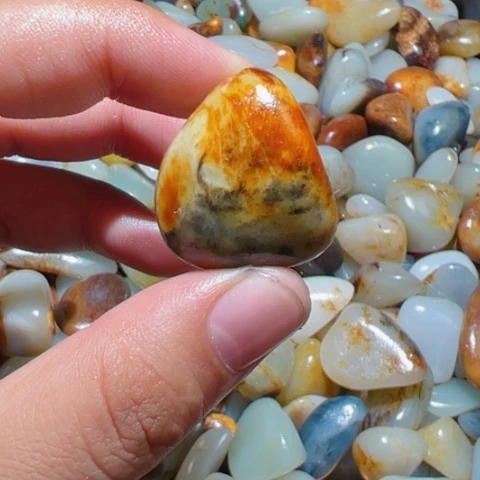 和田玉（糖玉）未镶嵌颈饰14克