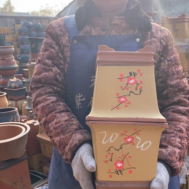 紫砂花盆紫砂花盆盆栽花卉苗木