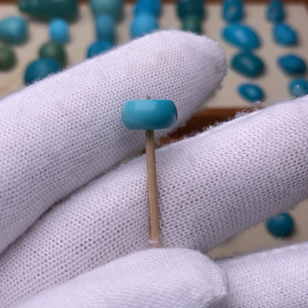 绿松石未镶嵌绿松石隔珠10.1