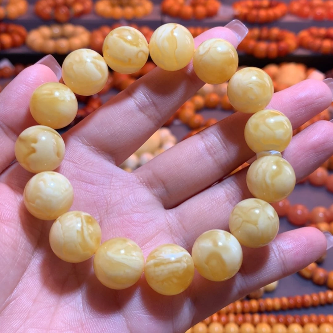 【闪购商品】手串蜜蜡未镶嵌八*儿蜜蜡手串