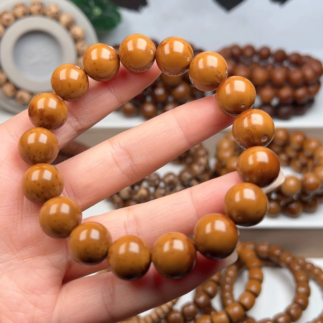 紫金鼠手串早***.13.5光珠手串