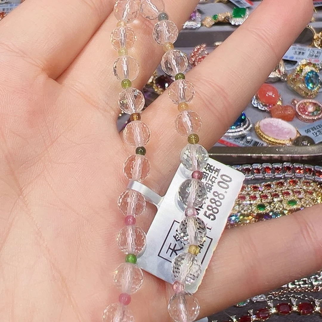 未镶嵌手链水晶静***?