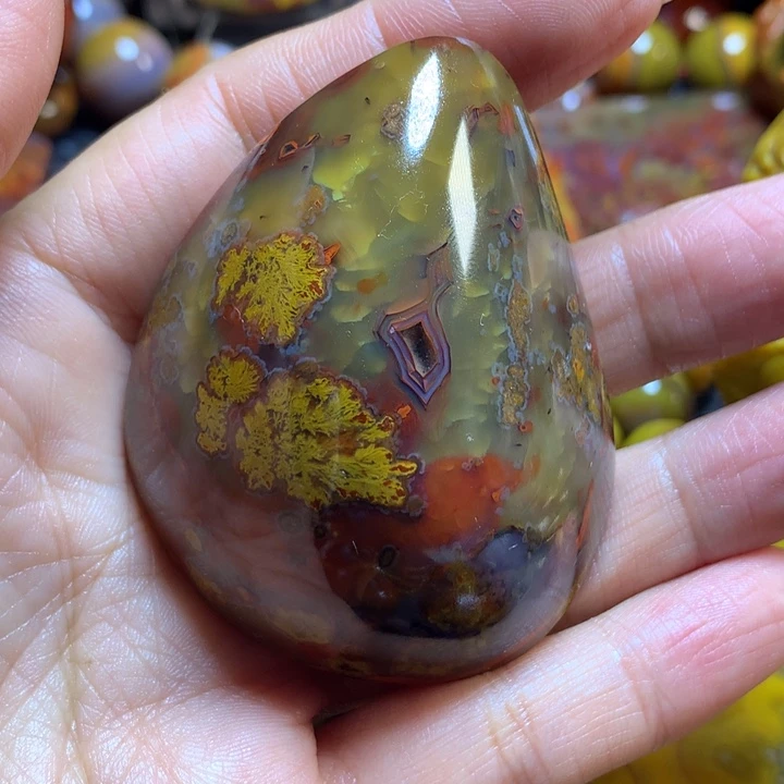 玛瑙/玉髓战国红手把未镶嵌c****怀