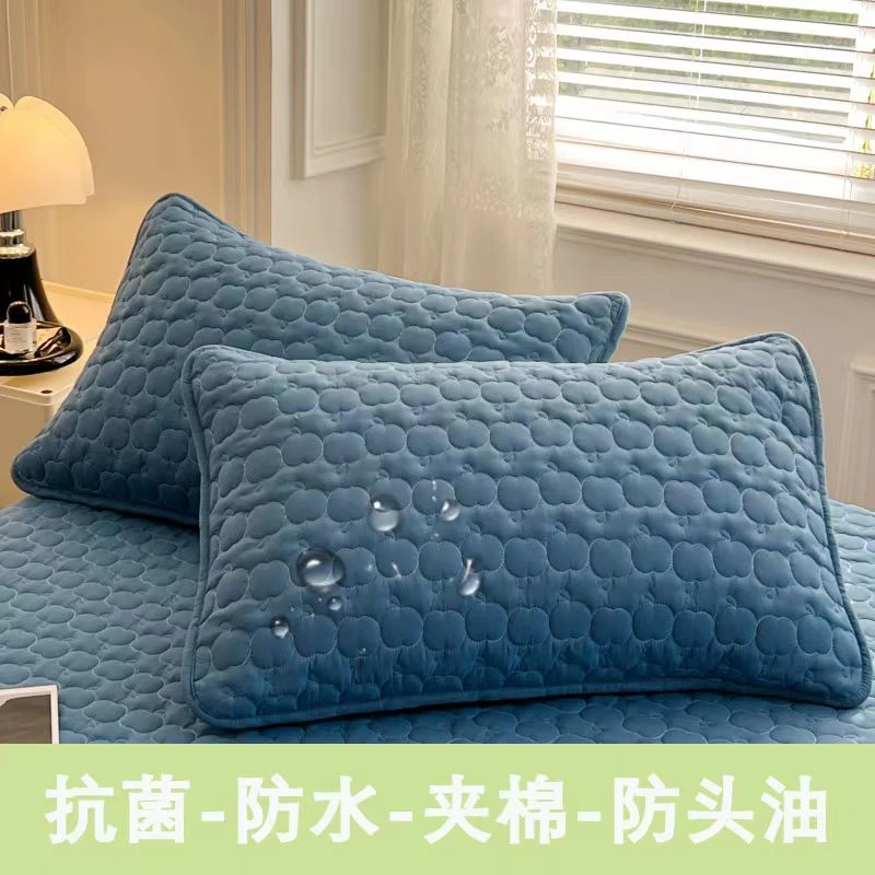防口水枕套一对装家用枕头保护套防水隔脏枕头套单只内胆套隔离层