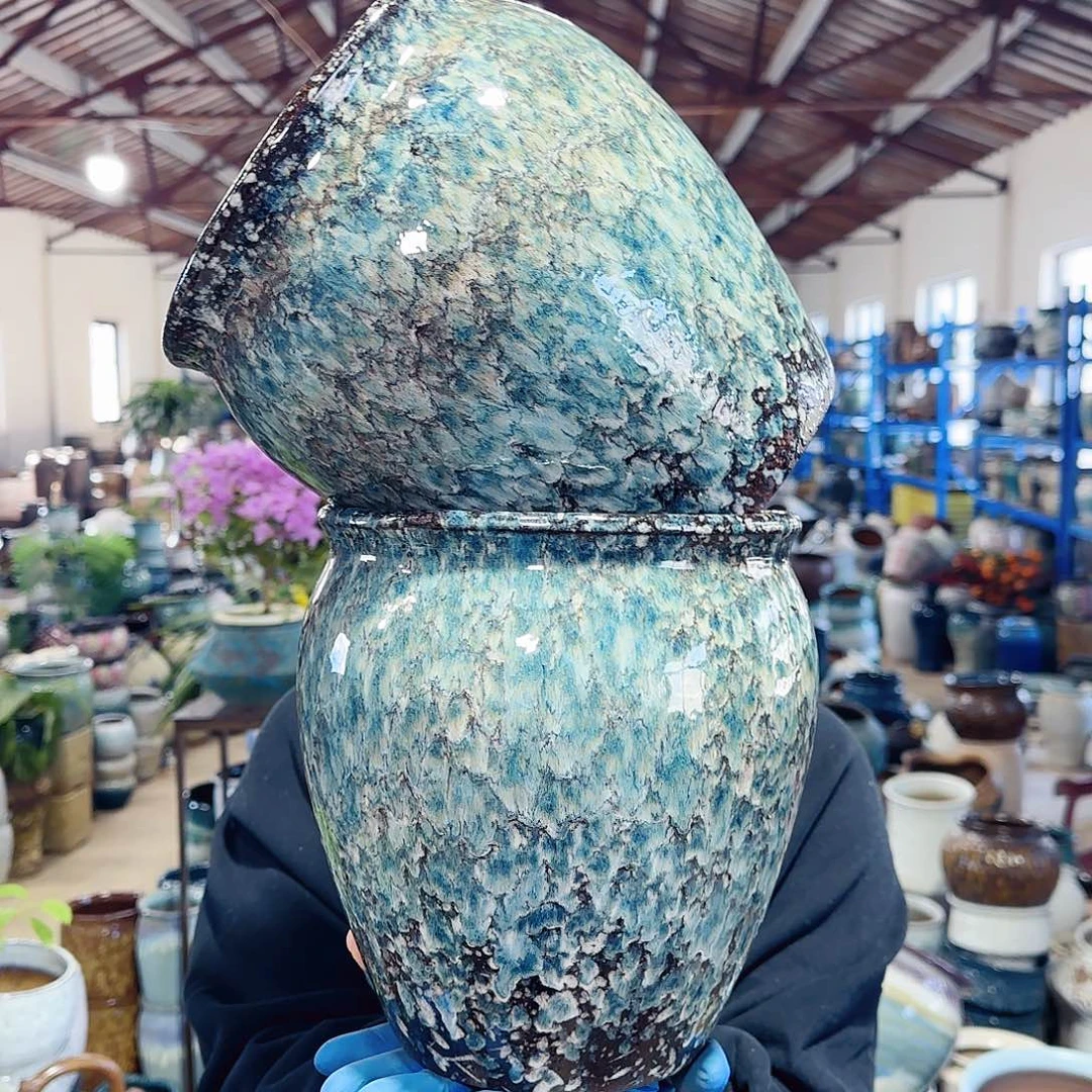 花盆紫砂高21口19