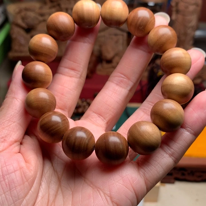 ****c檀香木手串/手链老山檀1.5焦糖奶香