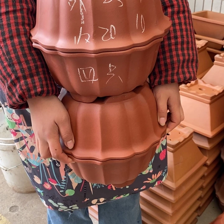 紫砂花盆只顾吃药吃