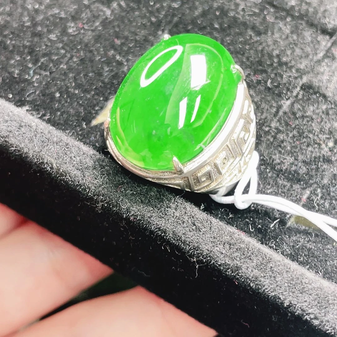 翡翠银S925镶嵌颈饰27