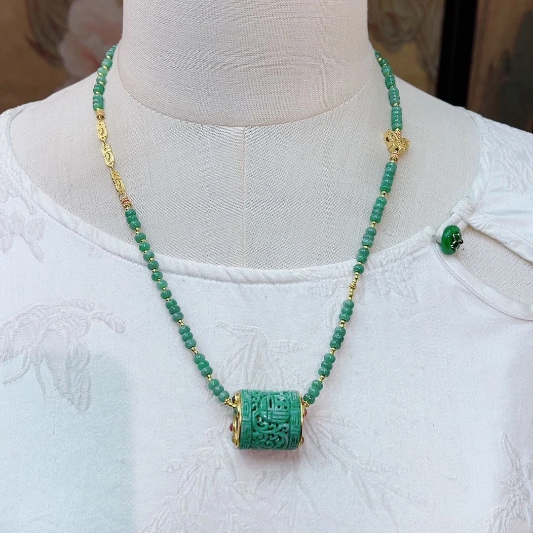 颈饰合金翡翠48小时鉴赏期1