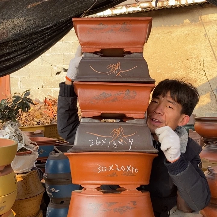 紫砂花盆紫砂特价包邮新款