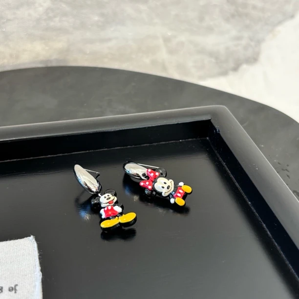 铜合金珐琅耳饰 ab款米奇耳环EH3373