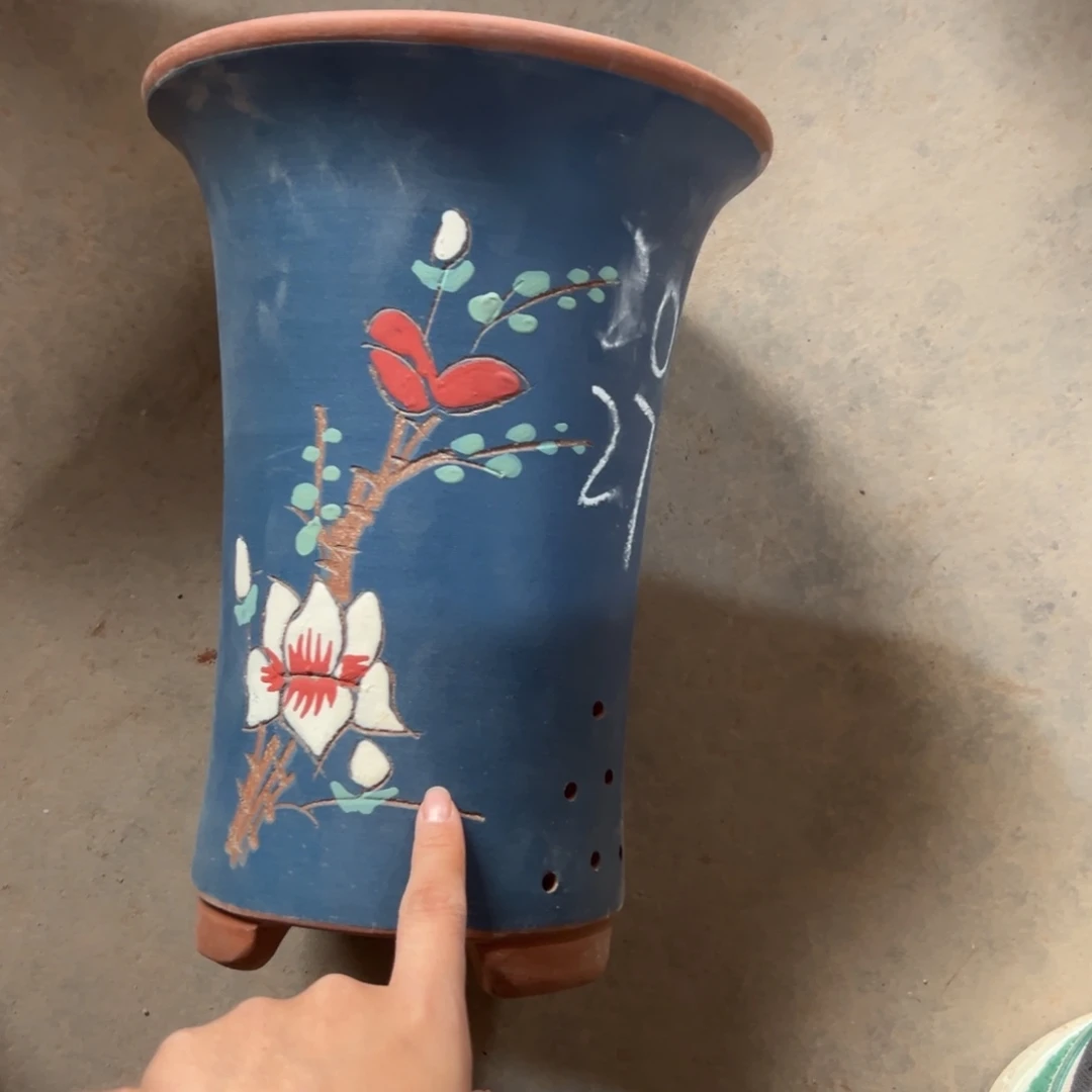 宜兴川阁紫砂花盆单个