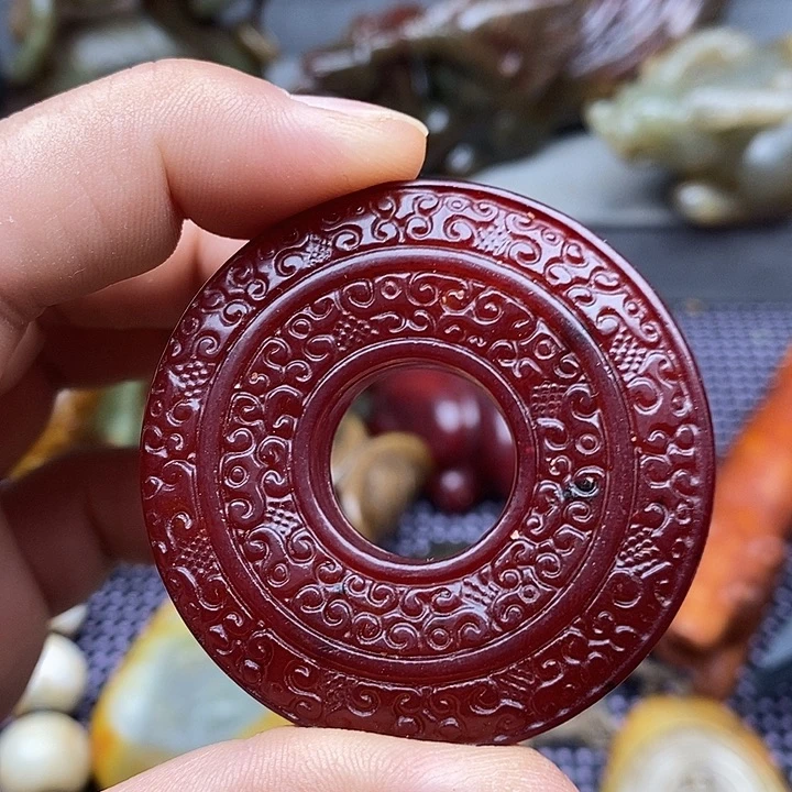 未镶嵌蛇纹石玉颈饰