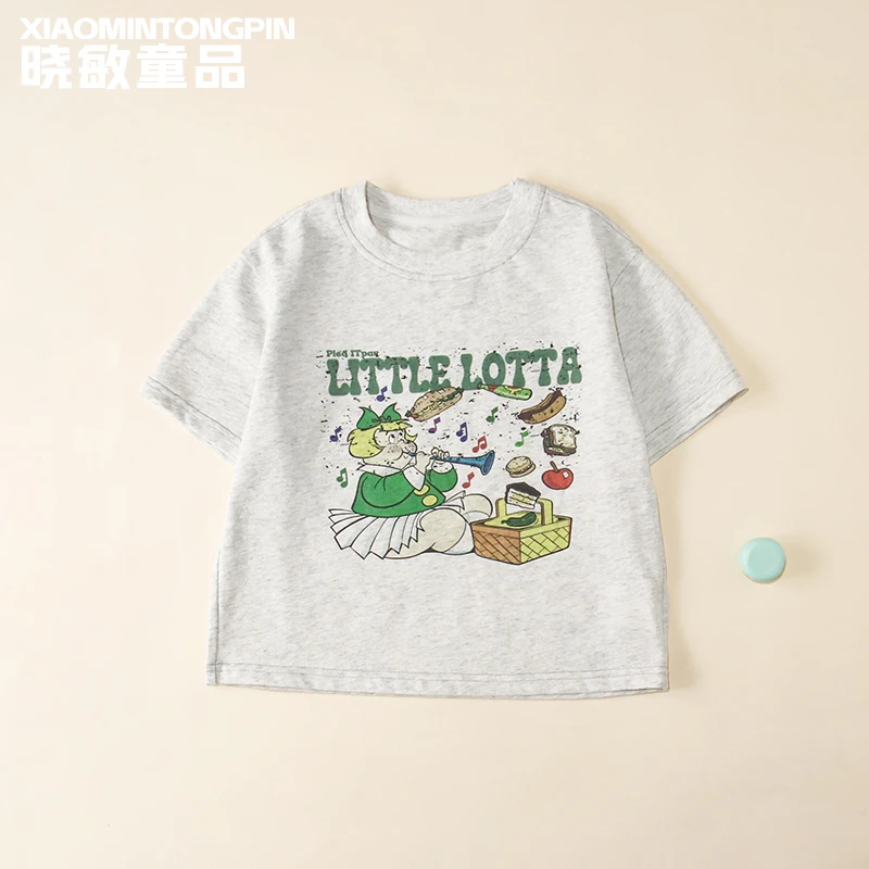 美式野餐印花T恤3C4385