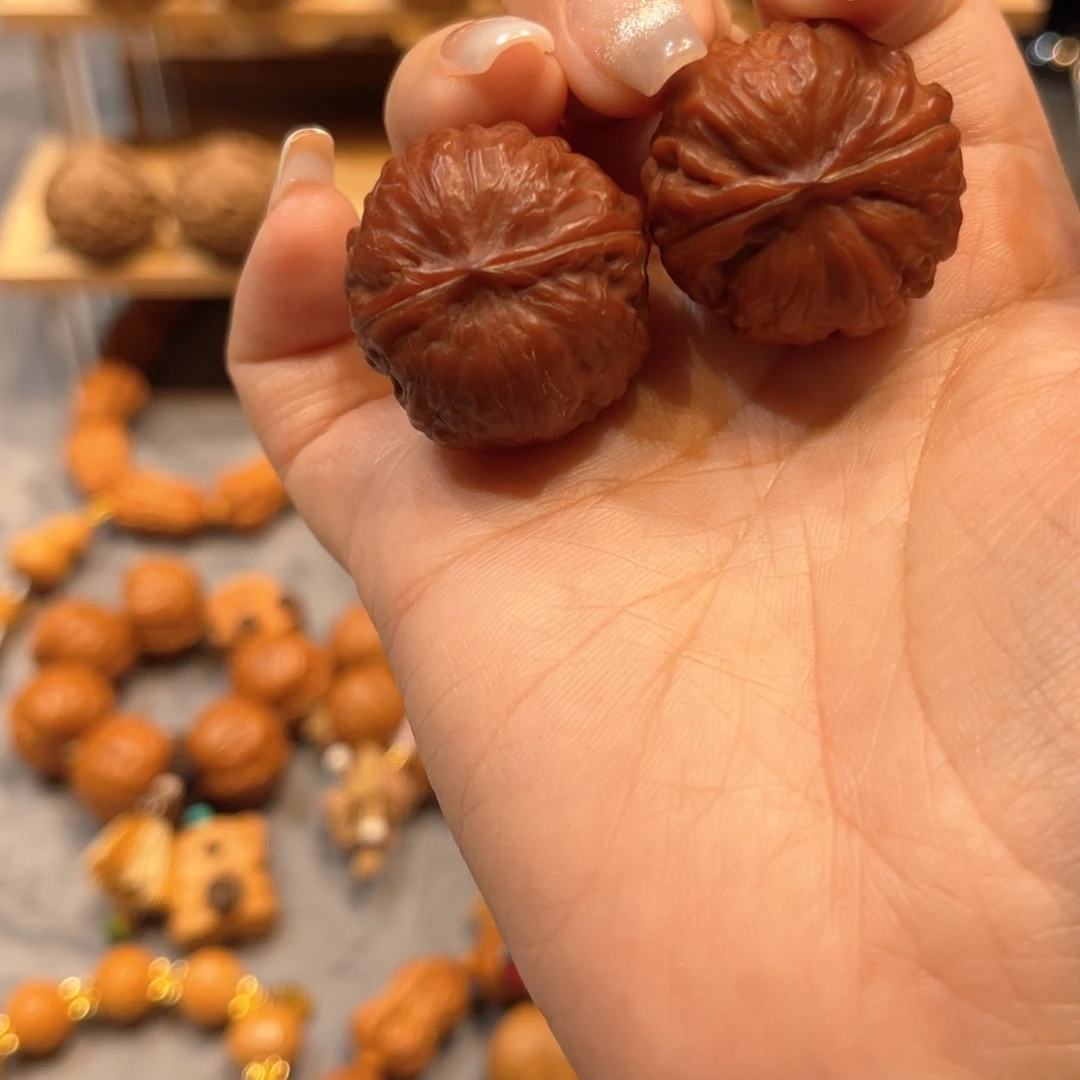 把件文玩核桃南瓜小磨盘