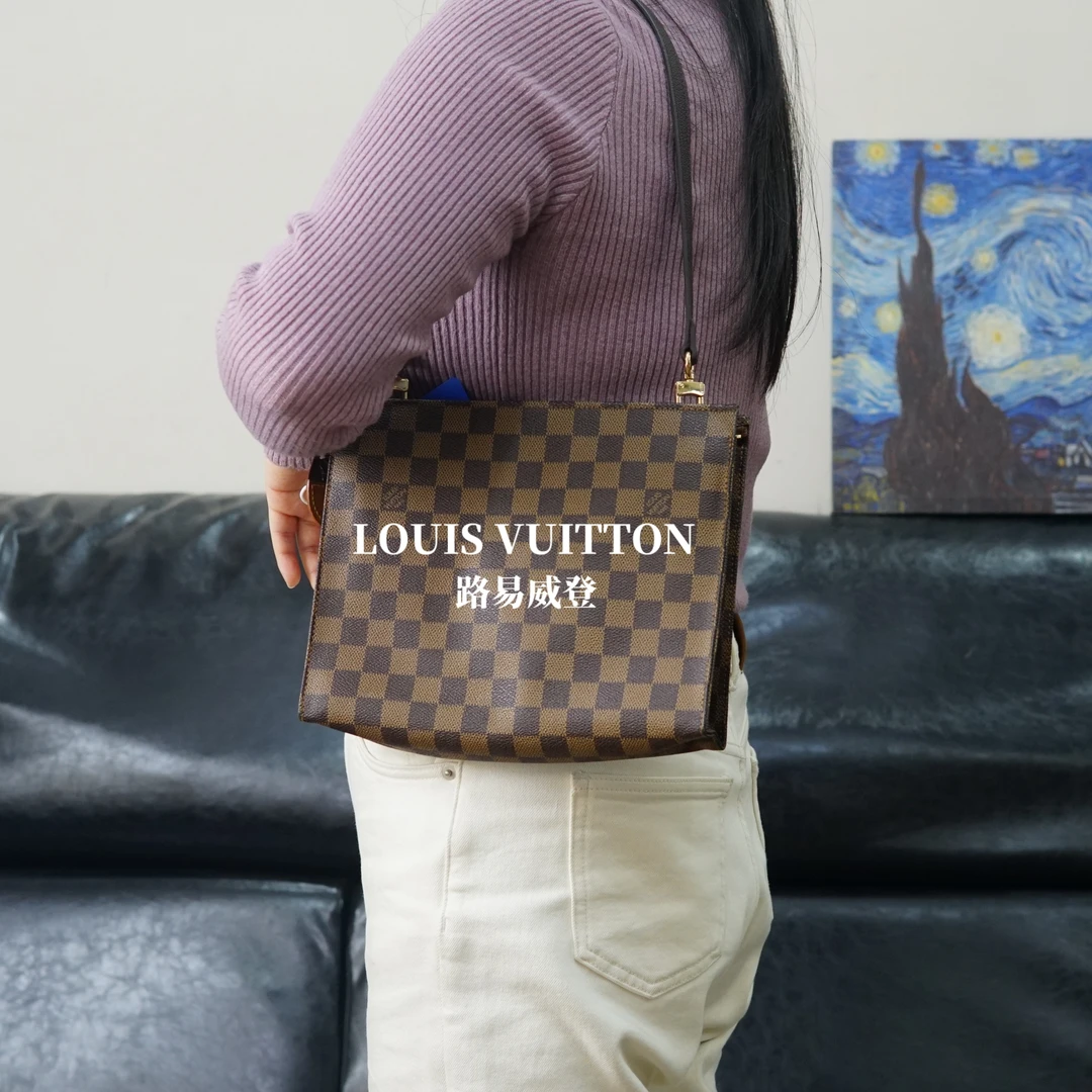 95新 LouisVuitton/路易威登 LV 棋盘洗漱包26/FYFY06123041/3041
