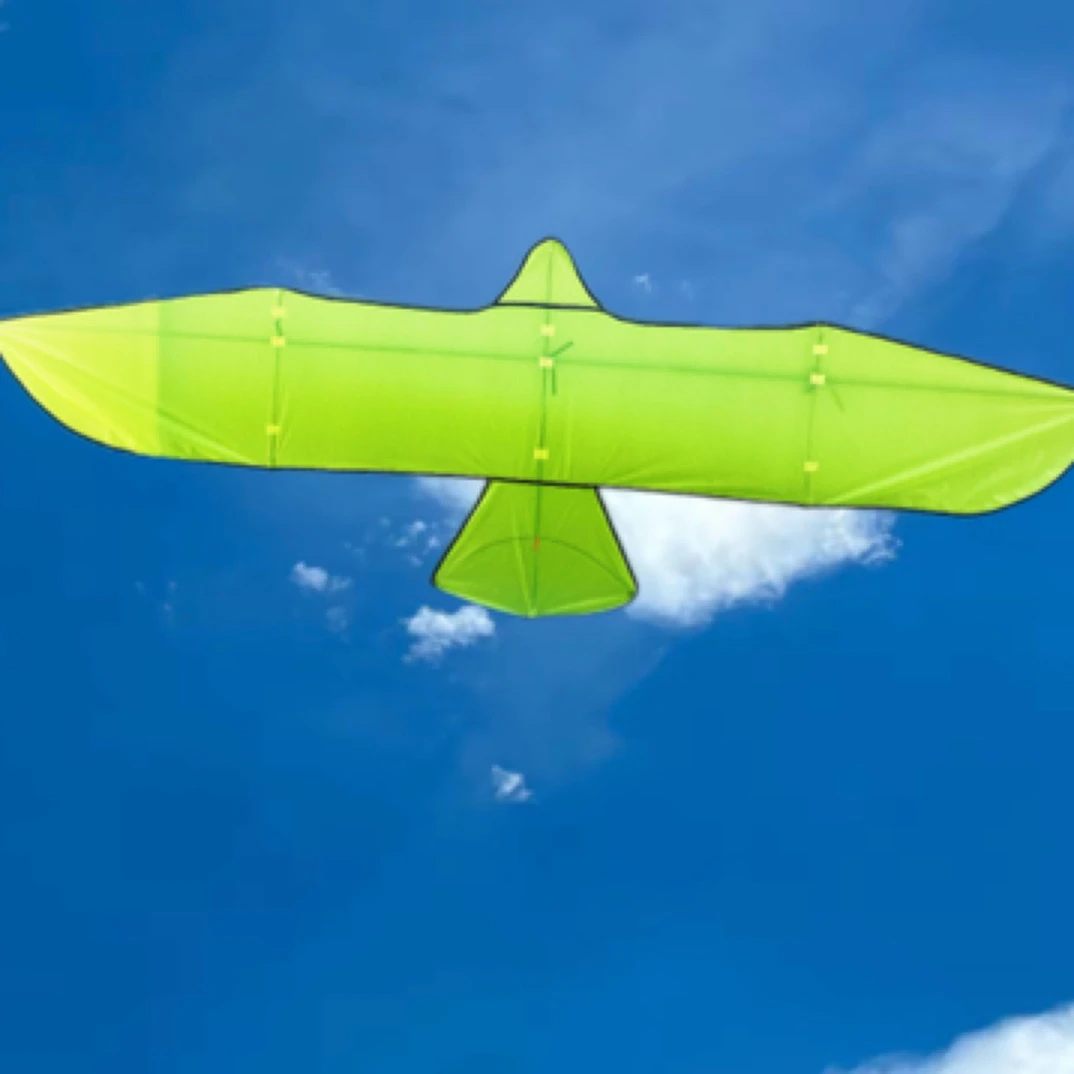 老三风筝纯色板鹰风筝微风易飞P31伞布风筝