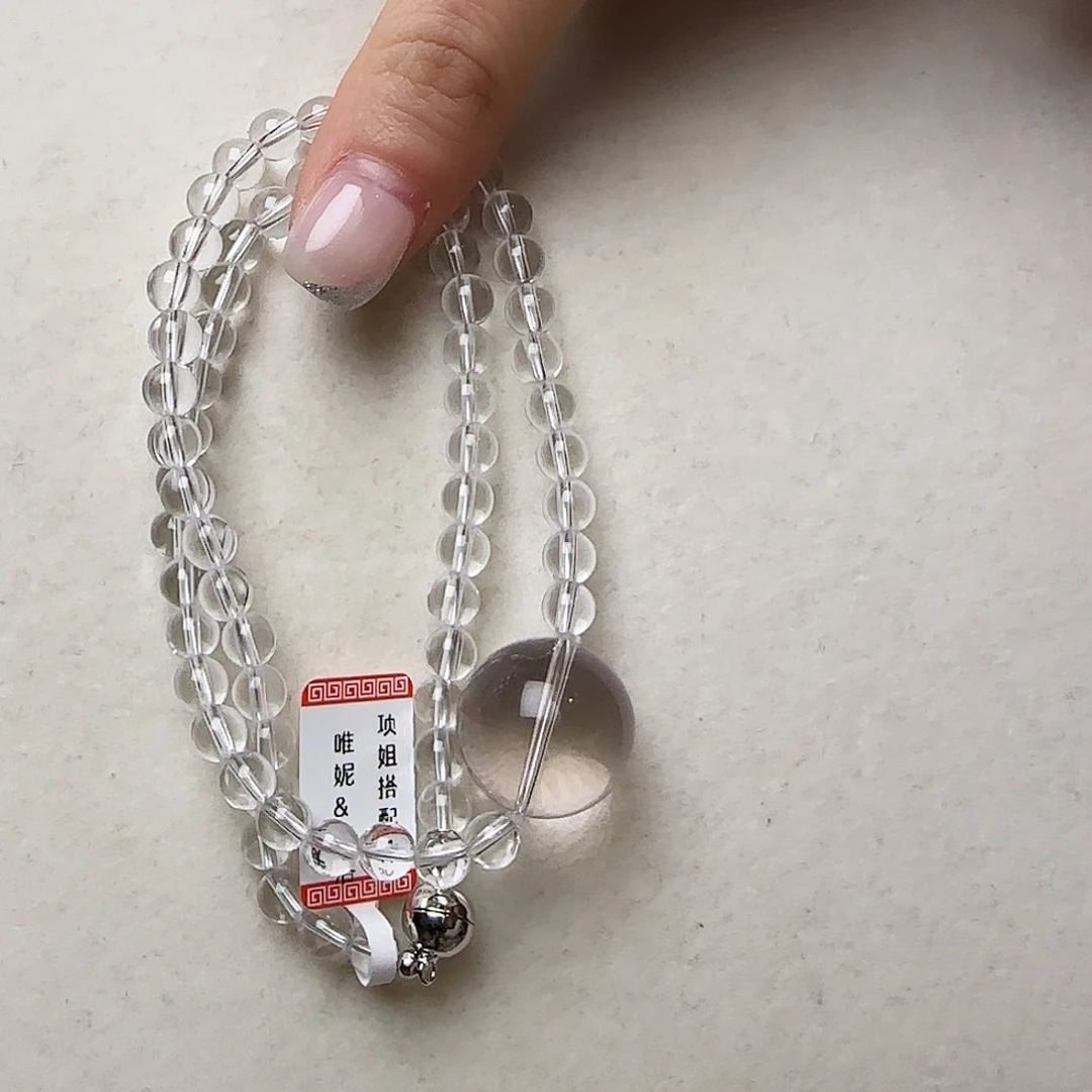 水晶颈饰未镶嵌大气上档次