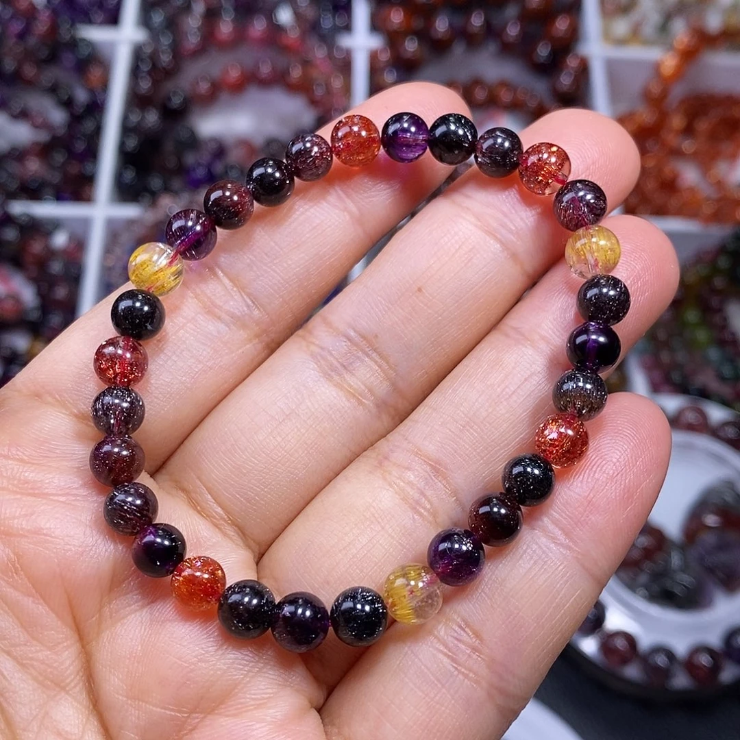 手链水晶未镶嵌黑加仑