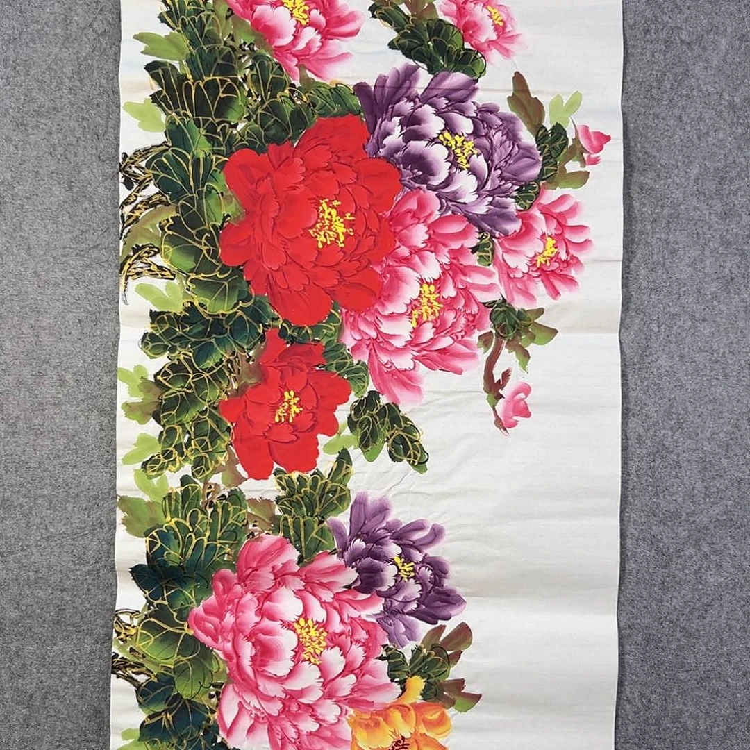 国画645 花鸟在此处飞翔也不太