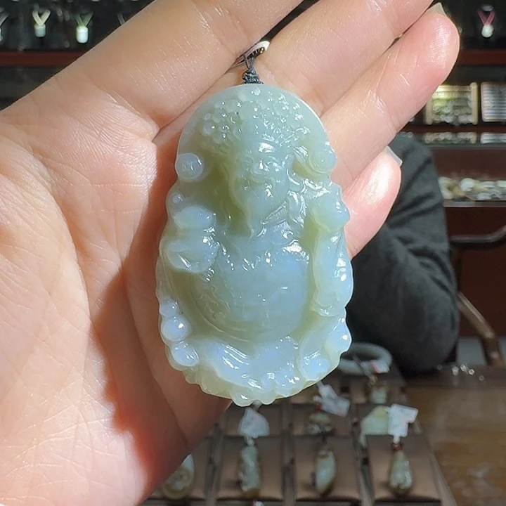 和田玉吊坠(不含链)未镶嵌